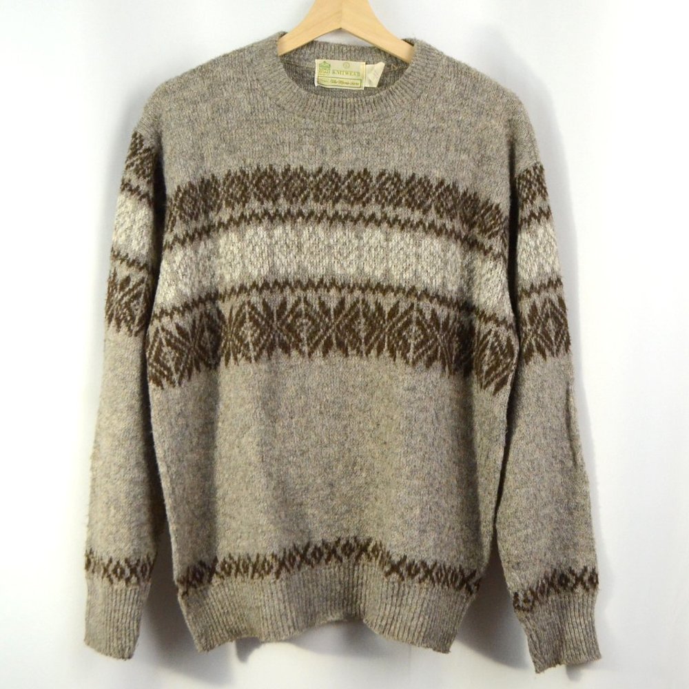 VTG Sears Kings Road Knitwear Sweater L